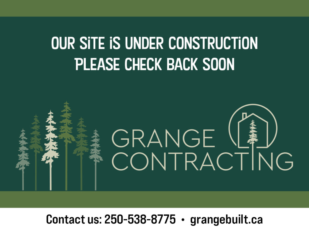 Grange Contracting under construction page